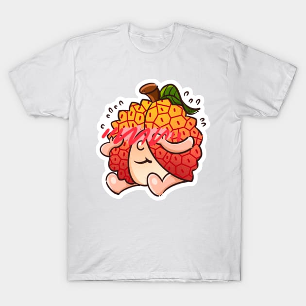 Shy Girl Lychee T-Shirt by LycheeDesign